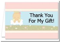 Angel in the Cloud Girl - Baby Shower Thank You Cards