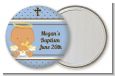 Angel Baby Girl Hispanic - Personalized Baptism / Christening Pocket Mirror Favors thumbnail