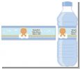 Angel in the Cloud Boy Hispanic - Personalized Baby Shower Water Bottle Labels thumbnail