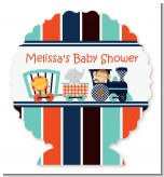 Animal Train - Personalized Baby Shower Centerpiece Stand