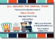 Animal Train - Baby Shower Invitations thumbnail