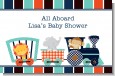 Animal Train - Personalized Baby Shower Placemats thumbnail
