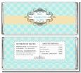 Aqua & Yellow - Personalized Graduation Party Candy Bar Wrappers thumbnail