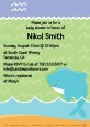 Dolphin | Aquarius Horoscope - Baby Shower Invitations thumbnail