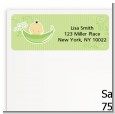 Sweet Pea Asian Boy - Baby Shower Return Address Labels thumbnail