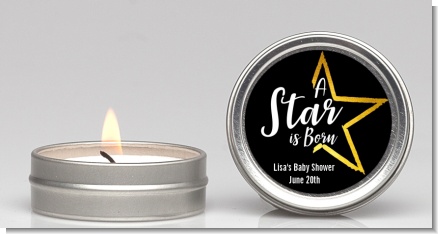 A Star Is Born - Baby Shower Candle Favors
