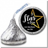 A Star Is Born - Hershey Kiss Baby Shower Sticker Labels