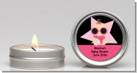 A Star Is Born Hollywood Black|Pink - Baby Shower Candle Favors