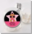 A Star Is Born Hollywood Black|Pink - Personalized Baby Shower Candy Jar thumbnail