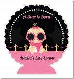 A Star Is Born Hollywood Black|Pink - Personalized Baby Shower Centerpiece Stand