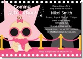 A Star Is Born!® Hollywood Black|Pink - Baby Shower Invitations