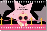 A Star Is Born!® Hollywood Black|Pink - Personalized Baby Shower Placemats A Star Is Born!® Hollywood Black|Pink - Personalized Baby Shower Placemats