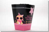 A Star Is Born Hollywood Black|Pink - Personalized Baby Shower Popcorn Boxes