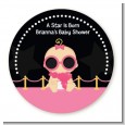 A Star Is Born Hollywood Black|Pink - Personalized Baby Shower Table Confetti thumbnail