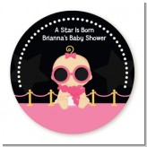 A Star Is Born Hollywood Black|Pink - Personalized Baby Shower Table Confetti