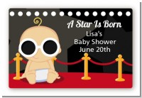 A Star Is Born!® Hollywood - Baby Shower Landscape Sticker/Labels
