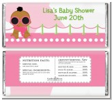 A Star Is Born!® Hollywood White|Pink - Personalized Baby Shower Candy Bar Wrappers