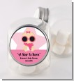 A Star Is Born Hollywood White|Pink - Personalized Baby Shower Candy Jar thumbnail