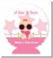A Star Is Born Hollywood White|Pink - Personalized Baby Shower Centerpiece Stand thumbnail