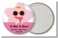 A Star Is Born Hollywood White|Pink - Personalized Baby Shower Pocket Mirror Favors thumbnail
