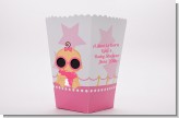 A Star Is Born Hollywood White|Pink - Personalized Baby Shower Popcorn Boxes