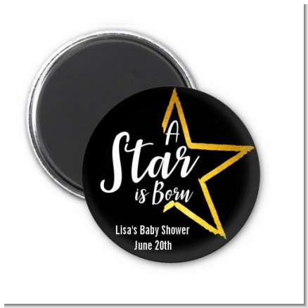 A Star Is Born - Personalized Baby Shower Magnet Favors