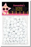 A Star Is Born Hollywood Black|Pink - Custom Baby Shower Treat Bag Topper