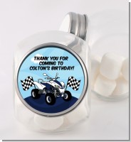 ATV 4 Wheeler Quad - Personalized Birthday Party Candy Jar