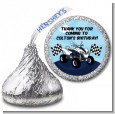 ATV 4 Wheeler Quad - Hershey Kiss Birthday Party Sticker Labels thumbnail