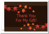 Autumn Leaves - Bridal Shower Thank You Cards