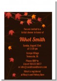 Autumn Leaves - Bridal Shower Petite Invitations