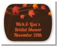 Autumn Leaves - Personalized Bridal Shower Rounded Corner Stickers thumbnail