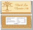 Autumn Tree - Personalized Bridal Shower Candy Bar Wrappers thumbnail