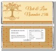 Autumn Tree - Personalized Bridal Shower Candy Bar Wrappers thumbnail