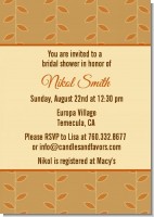 Autumn Tree - Bridal Shower Invitations