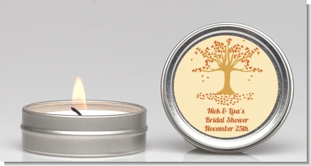 Autumn Tree - Bridal Shower Candle Favors