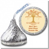 Autumn Tree - Hershey Kiss Bridal Shower Sticker Labels