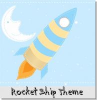 Rocket Ship Baby Shower Theme