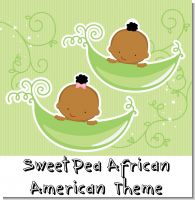 Sweet Pea African American Baby Shower Theme