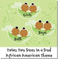 Twins Two Peas in a Pod African American