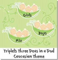 Triplets Three Peas in a Pod Caucasian