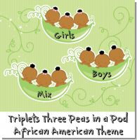 Triplets Three Peas in a Pod African American