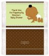 Baby Neutral African American - Personalized Popcorn Wrapper Baby Shower Favors thumbnail