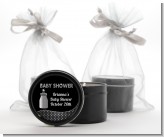 Baby Bling - Baby Shower Black Candle Tin Favors