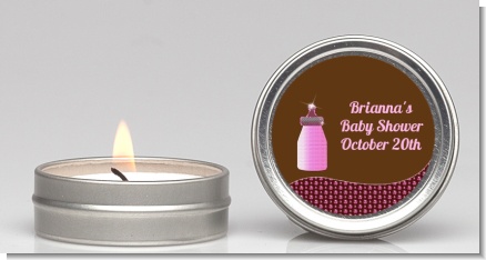 Baby Bling Pink - Baby Shower Candle Favors