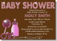 Baby Bling Pink - Baby Shower Invitations thumbnail