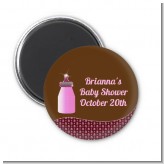 Baby Bling Pink - Personalized Baby Shower Magnet Favors