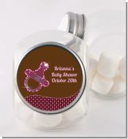 Baby Bling Pink Pacifier - Personalized Baby Shower Candy Jar