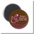 Baby Bling Pink Pacifier - Personalized Baby Shower Magnet Favors thumbnail