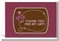 Baby Bling Pink - Baby Shower Thank You Cards thumbnail